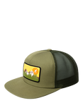 Kangol Cotton Outdoor Patch Trucker Cap, Olive