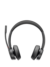 Poly Voyager 4320 Headset with USB-A to USB-C Cable & BT700 Bluetooth USB Adapter, Black