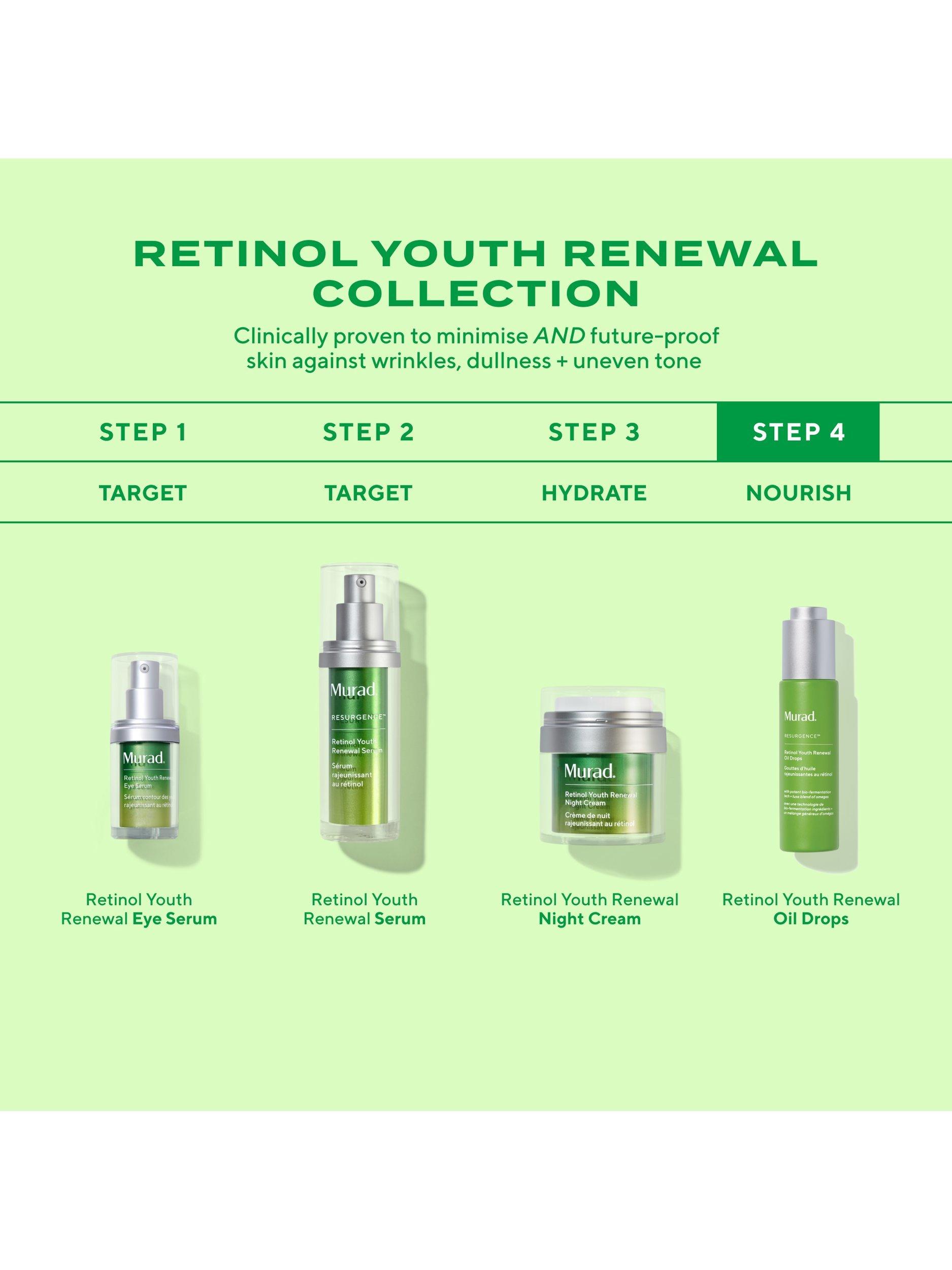 Product image 9 of 9, which shows Murad Retinol Youth Renewal Oil Drops, 30ml