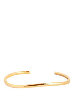 Astrid & Miyu Infinite Cuff Bracelet, Yellow Gold