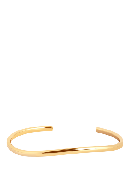 Astrid & Miyu Infinite Cuff Bracelet, Yellow Gold