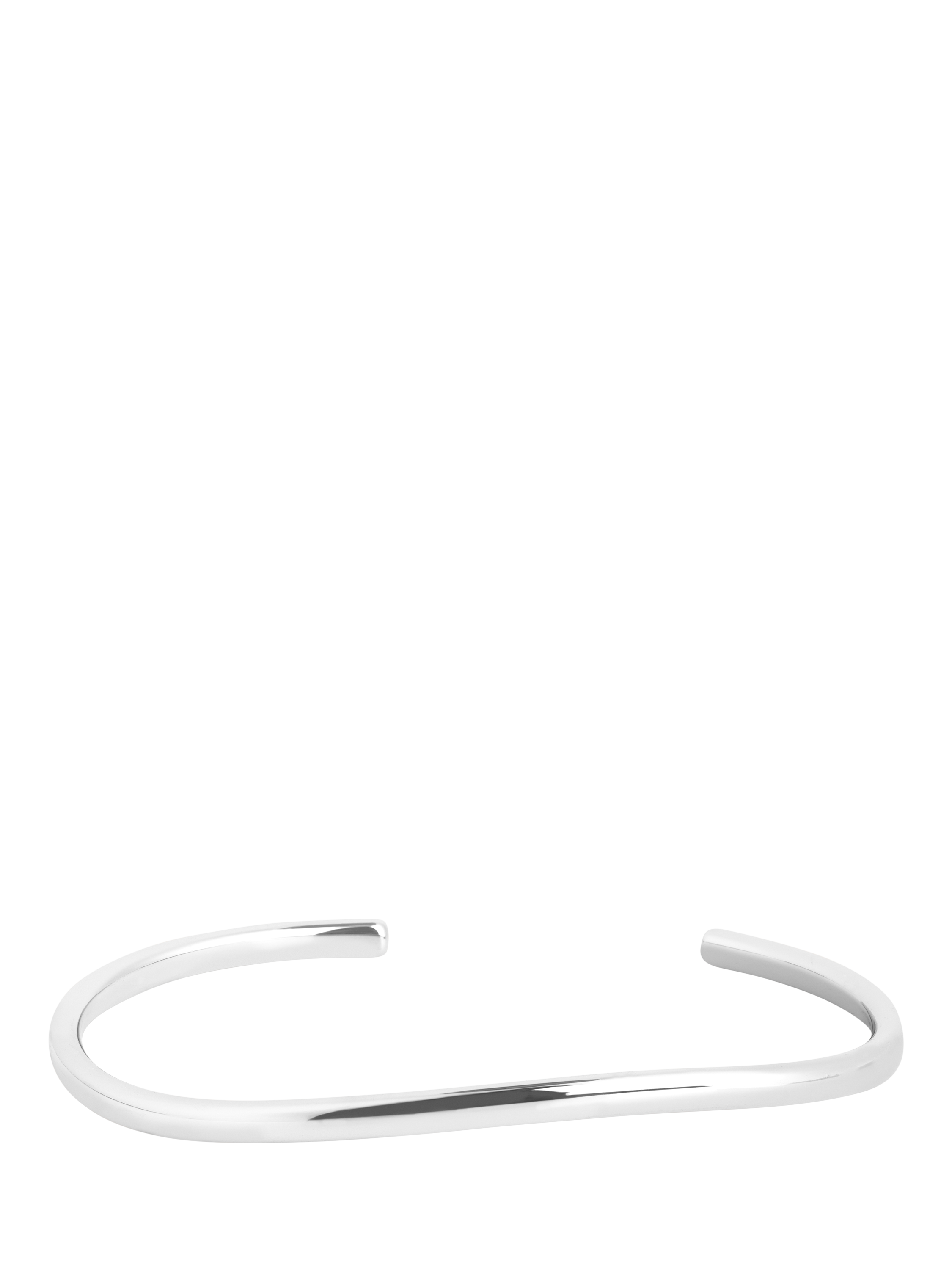 Product image 1 of 2, which shows Astrid & Miyu Infinite Cuff Bracelet, Silver