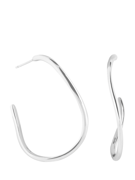 Astrid & Miyu Infinite Hoops Earrings, Silver