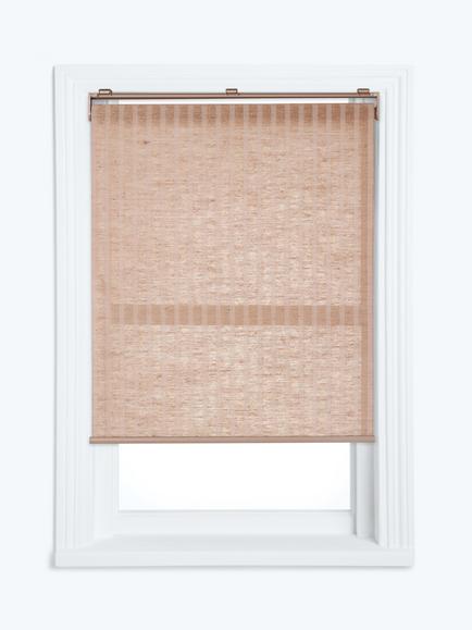 John Lewis Cordless Jute Stripe Roller Blind, Natural - view 2, Natural