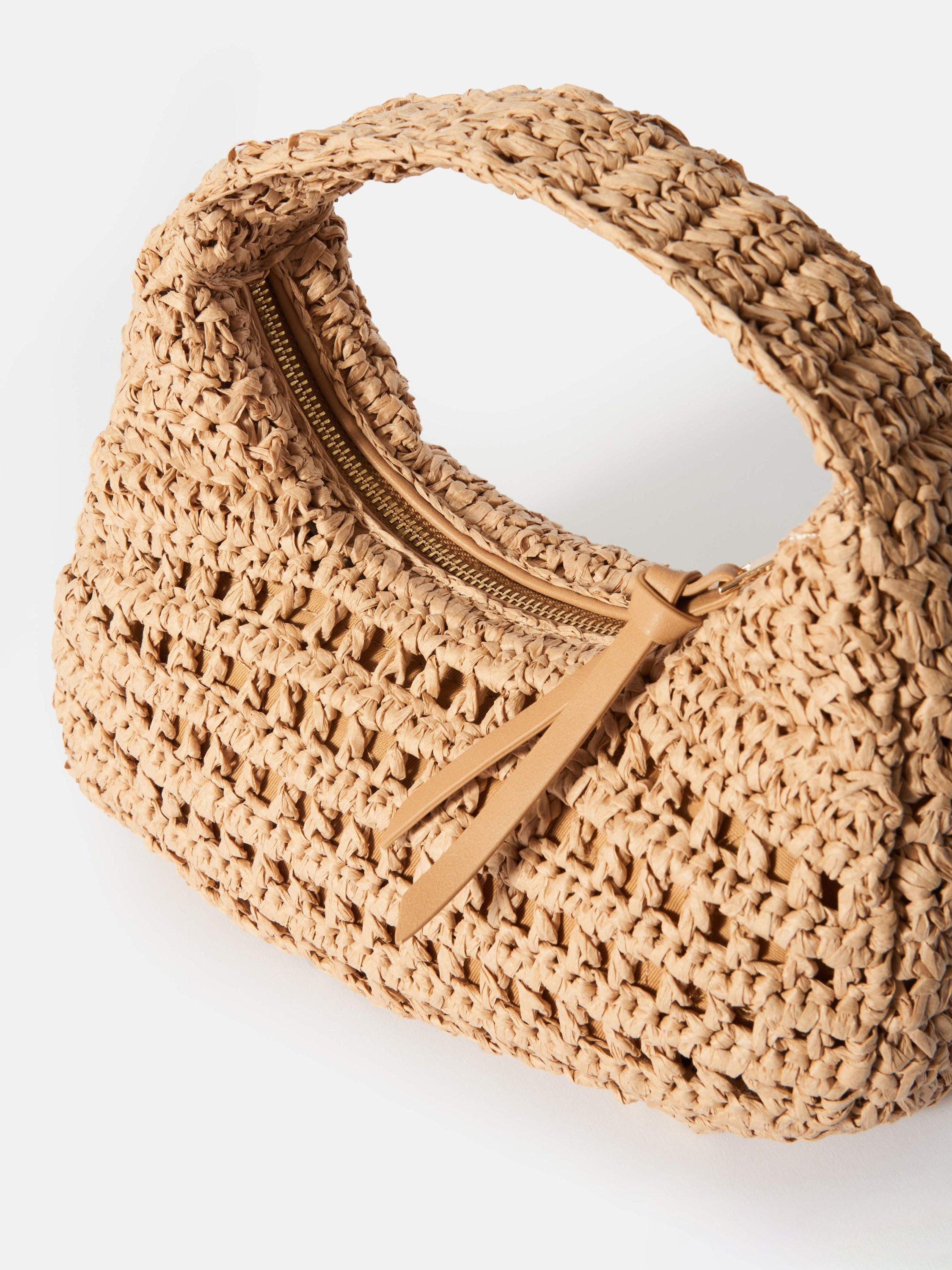 Product image 4 of 4, which shows Mint Velvet Lily Paper Crossbody Bag, Natural