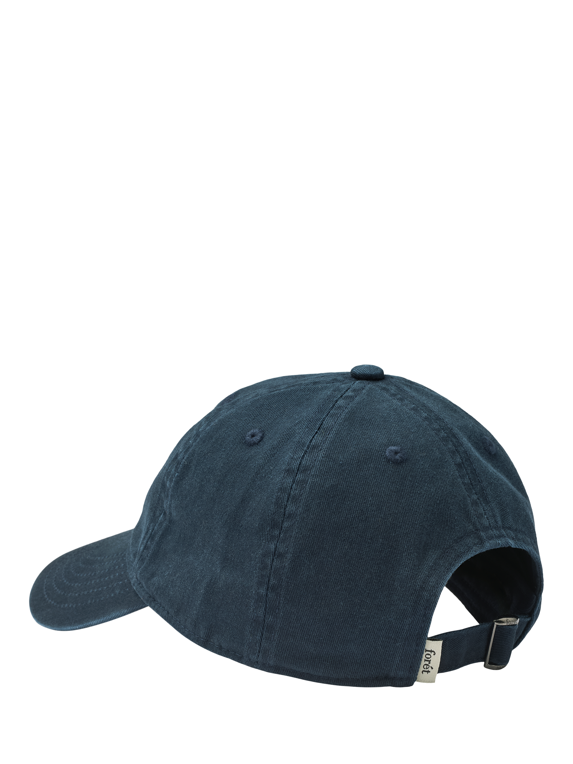 Product image 2 of 4, which shows forét Sol Washed Baseball Cap, Navy