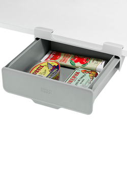 Joseph Joseph CupboardStore Under Shelf Drawer, White - view 2, 