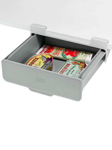 Joseph Joseph CupboardStore Under Shelf Drawer, White - view 2, 