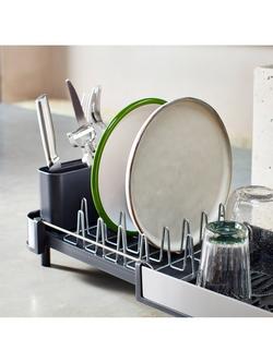 Joseph Joseph Slim Extending Dish Rack, Black - view 2, 
