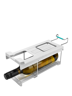 Joseph Joseph Fridge Bottle Hanger, Clear, 