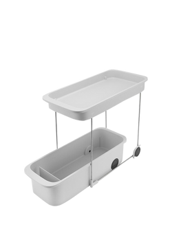 Joseph Joseph CupboardStore 2 Tier Caddy, White, 