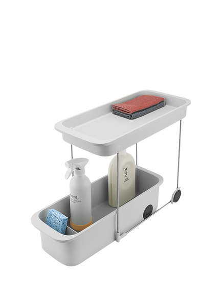Joseph Joseph CupboardStore 2 Tier Caddy, White - view 2, 