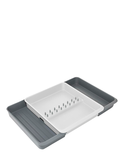 Joseph Joseph Expanding Utensil and Gadget Organiser, Grey/White, 