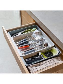 Joseph Joseph Expanding Utensil and Gadget Organiser, Grey/White - view 2, 