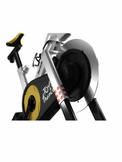NordicTrack Tour de France iFIT Indoor Exercise Bike - view 2, White Yellow Black