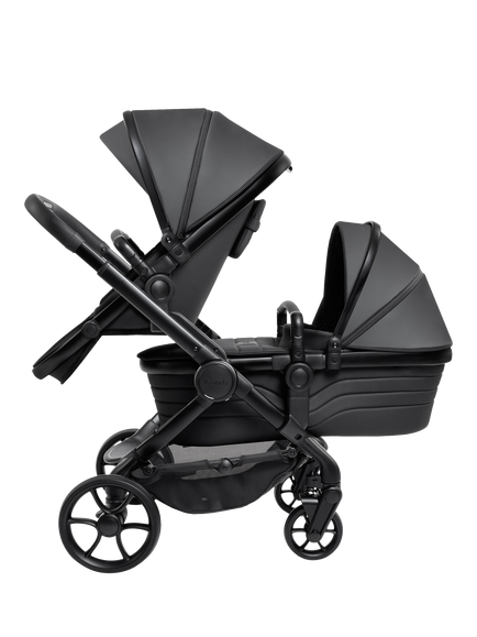 iCandy Peach 7 STUDIO Double Pushchair, Carrycot and Accessories Bundle, Zenith - view 2, Zenith