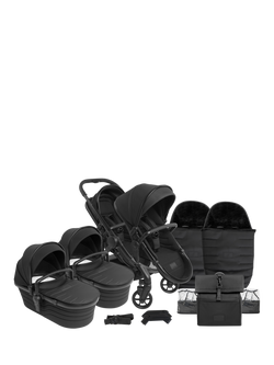 iCandy Peach 7 STUDIO Twin Pushchair, Carrycot and Accessories Bundle, Zenith, Zenith