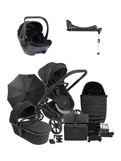 iCandy Peach 7 STUDIO Pushchair, Carrycot, Accessories, Cocoon i-Size Car Sear and Base Bundle, Zenith, Zenith