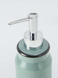John Lewis Enamel Effect Soap Dispenser, Sage