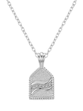 DPT Diamond Pentagon Pendant Necklace