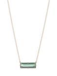 Ralph Lauren Horizontal Stone Necklace, Gold/Green