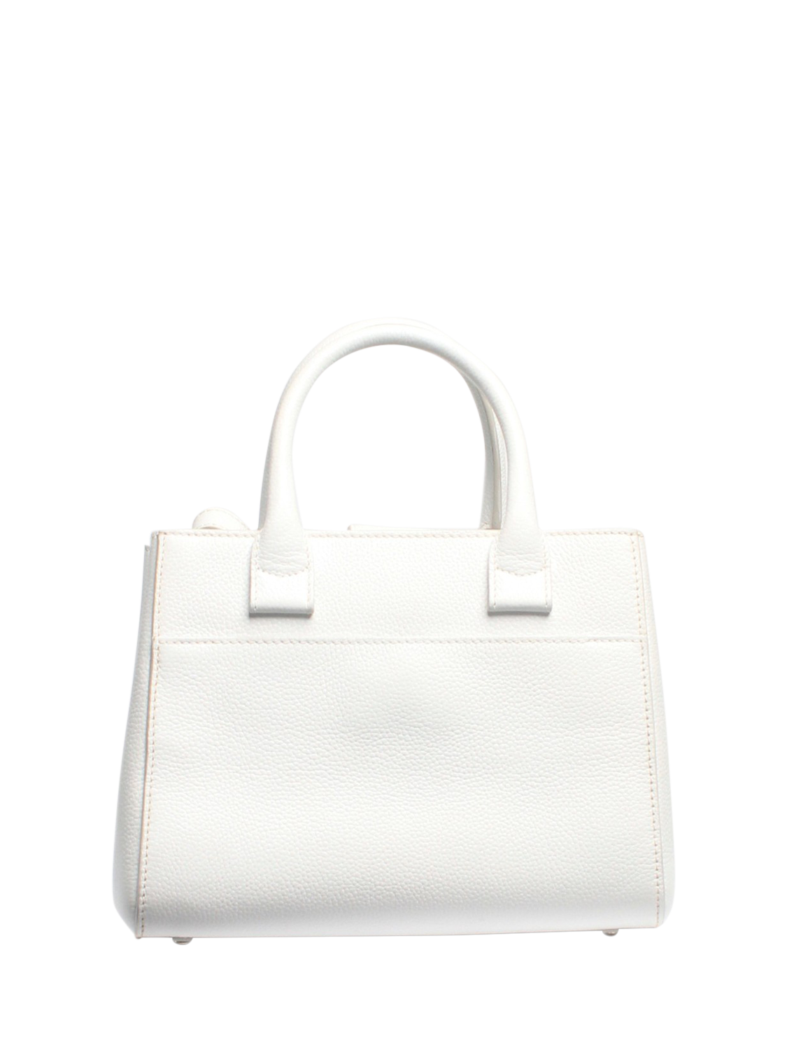 Product image 3 of 9, which shows Pre-loved CHANEL 2017 Neo Executive 2Way Caviar Leather Grab Bag, White