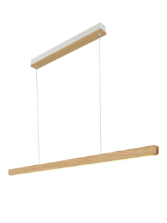 Nordlux Ilgas Wood Bar Ceiling Light, Natural