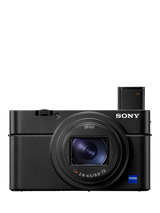 Sony Cyber-shot DSC-RX100 VII Camera, 4K, 20.1MP, 8x Optical Zoom, Wi-Fi, Bluetooth, NFC, OLED EVF, 3" Tiltable Touch Screen, Black