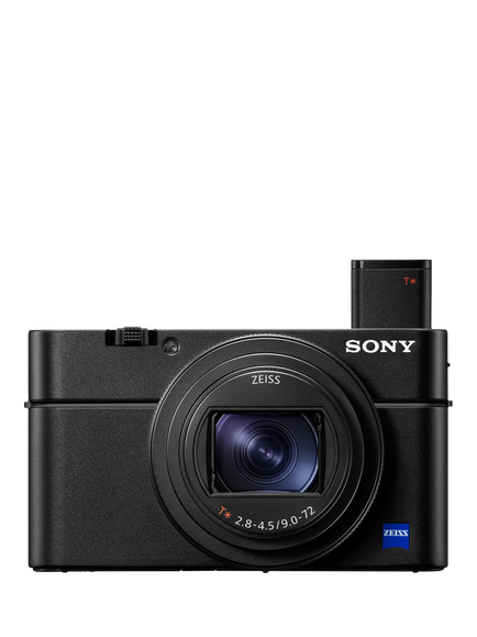 Sony Cyber-shot DSC-RX100 VII Camera, 4K, 20.1MP, 8x Optical Zoom, Wi-Fi, Bluetooth, NFC, OLED EVF, 3" Tiltable Touch Screen, Black, Black