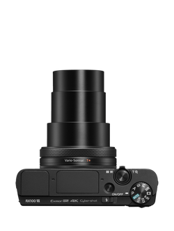 Sony Cyber-shot DSC-RX100 VII Camera, 4K, 20.1MP, 8x Optical Zoom, Wi-Fi, Bluetooth, NFC, OLED EVF, 3" Tiltable Touch Screen, Black - view 2, Black