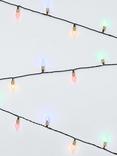 John Lewis 120 Vintage Multifunction LED Lights, Lit Length 12m