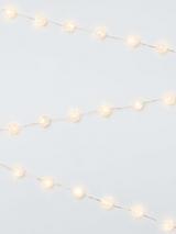 John Lewis 160 Micro LED Cracked Ball Lights, Lit Length 8m