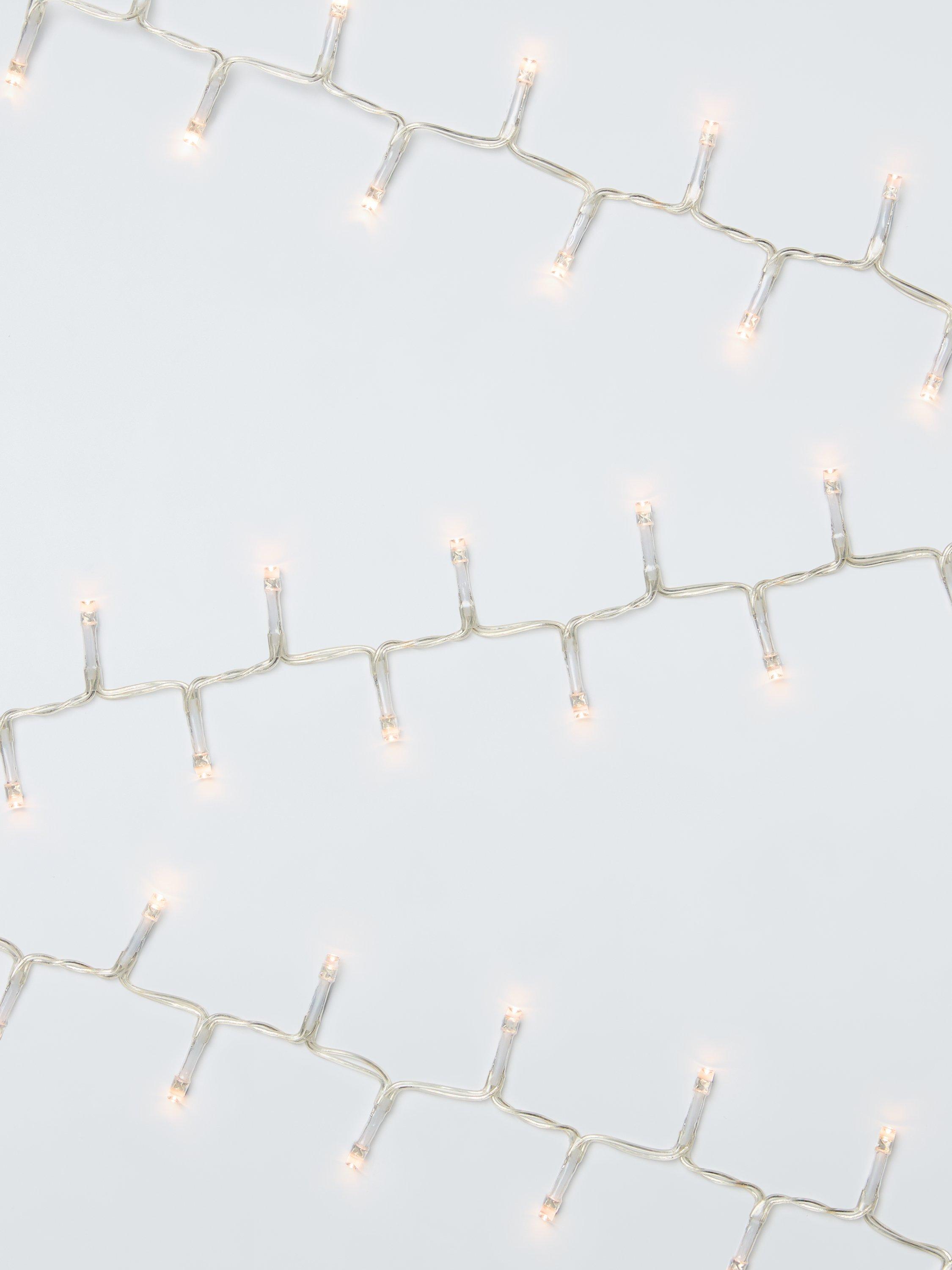 John Lewis 160 Rechargeable LED Lights, Lit Length 4m