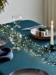 John Lewis 480 Cluster Vine Multifunction Micro LED Lights, Lit Length 3m, Warm White/Green Wire