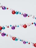 John Lewis Battery Operated 20 LED Bauble Lights, Multi