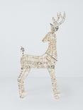 John Lewis 960 Micro LED Gold Shimmer Stag, H1.3m