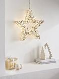 John Lewis 400 Micro LED Gold Shimmer Star, Dia.38cm