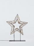 John Lewis 500 Micro LED Table Star, Black