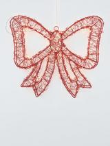 John Lewis 500 Micro LED Wire Bow Light, Pink