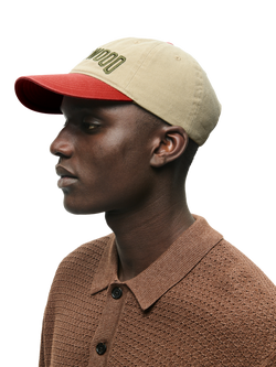 WOOD WOOD WWArch Baseball Cap - view 2, Garnet