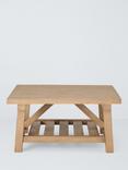 John Lewis Refectory Reclaimed Timber Square Coffee Table, Natural