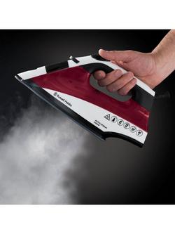 Russell Hobbs 22520 Auto Steam Iron, Red/White/Black - view 2, Red/White/Black