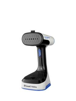 Russell Hobbs Steam Genie Easy Store Handheld Steamer, Black/Blue/White, Black/Blue/White