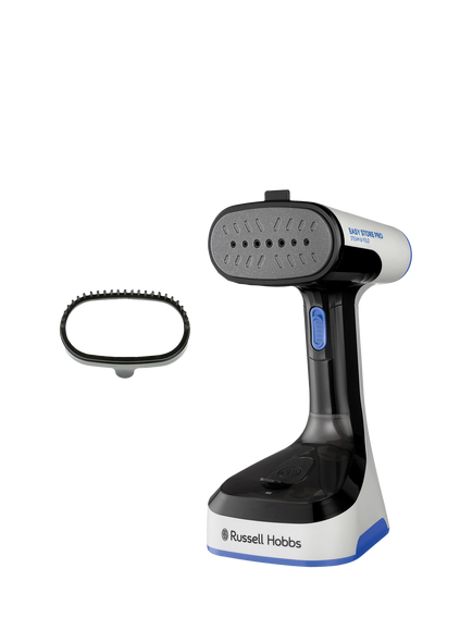Russell Hobbs Steam Genie Easy Store Handheld Steamer, Black/Blue/White, Black/Blue/White