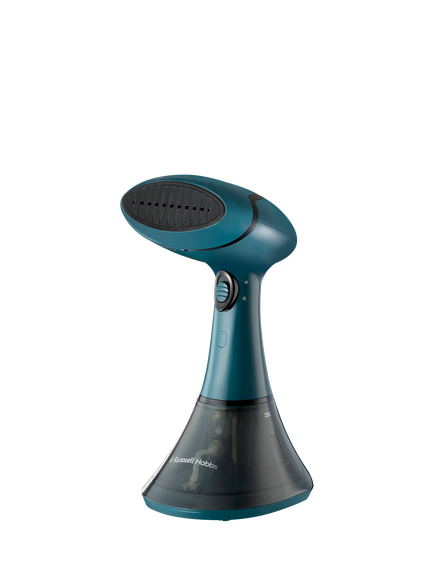 Russell Hobbs Steam Genie Handheld Clothes Steamer, Green/Black, Green/Black