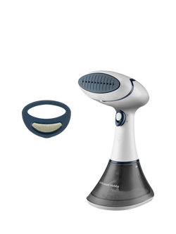 Russell Hobbs Steam Genie Essential Handheld Clothes Steamer, White/Blue, White/Blue