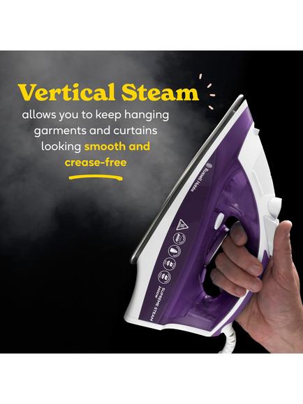 Russell Hobbs Supreme Steam Iron, Purple/White - view 2, Purple/White