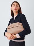 John Lewis Triple Compartment Leather Shoulder Bag