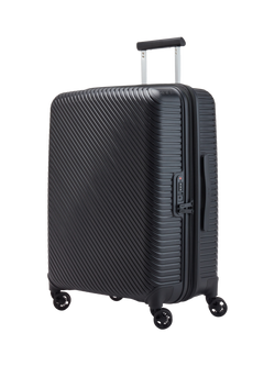 Nere Bondi 4-Wheel Spinner 66cm Expandable Medium Suitcase, 85/96L - view 2, Black