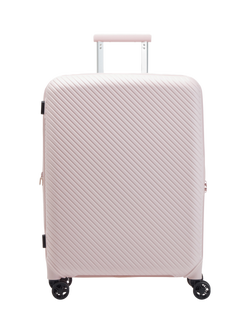 Nere Bondi 4-Wheel Spinner 66cm Expandable Medium Suitcase, 85/96L, Pink